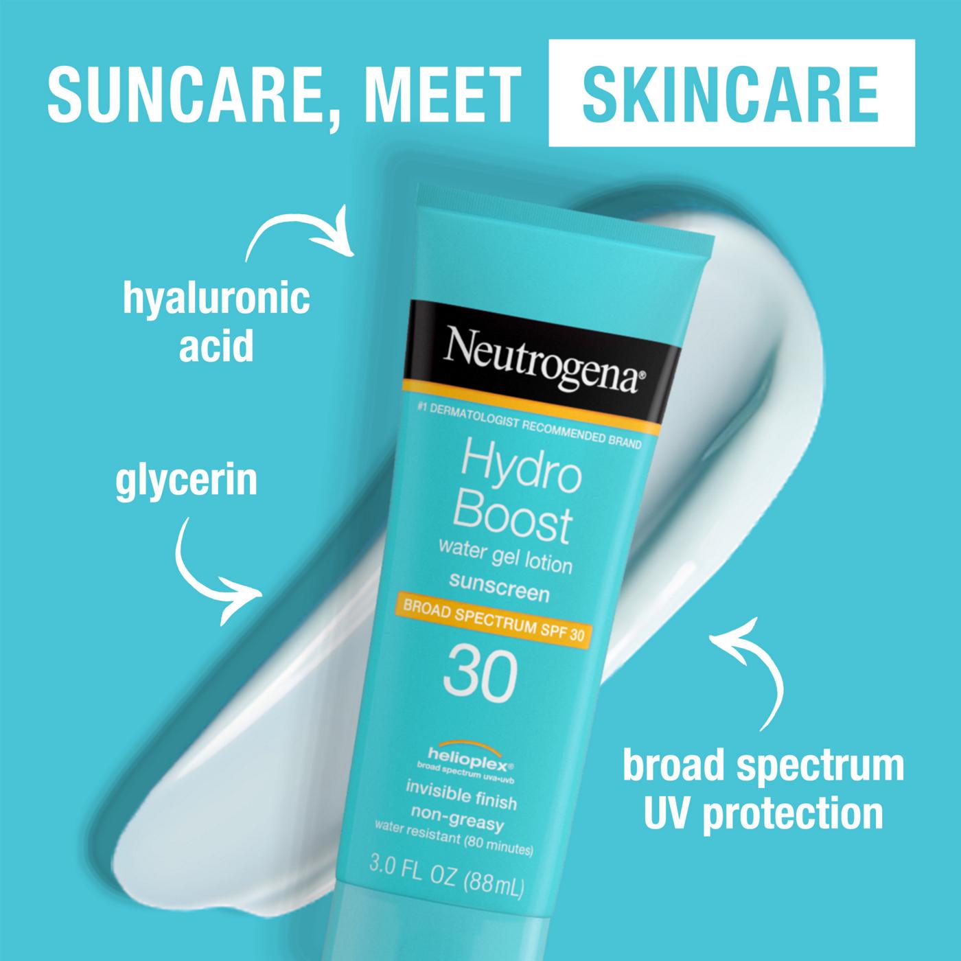 Neutrogena Hydro Boost Water Gel Lotion Sunscreen - SPF 30; image 4 of 5