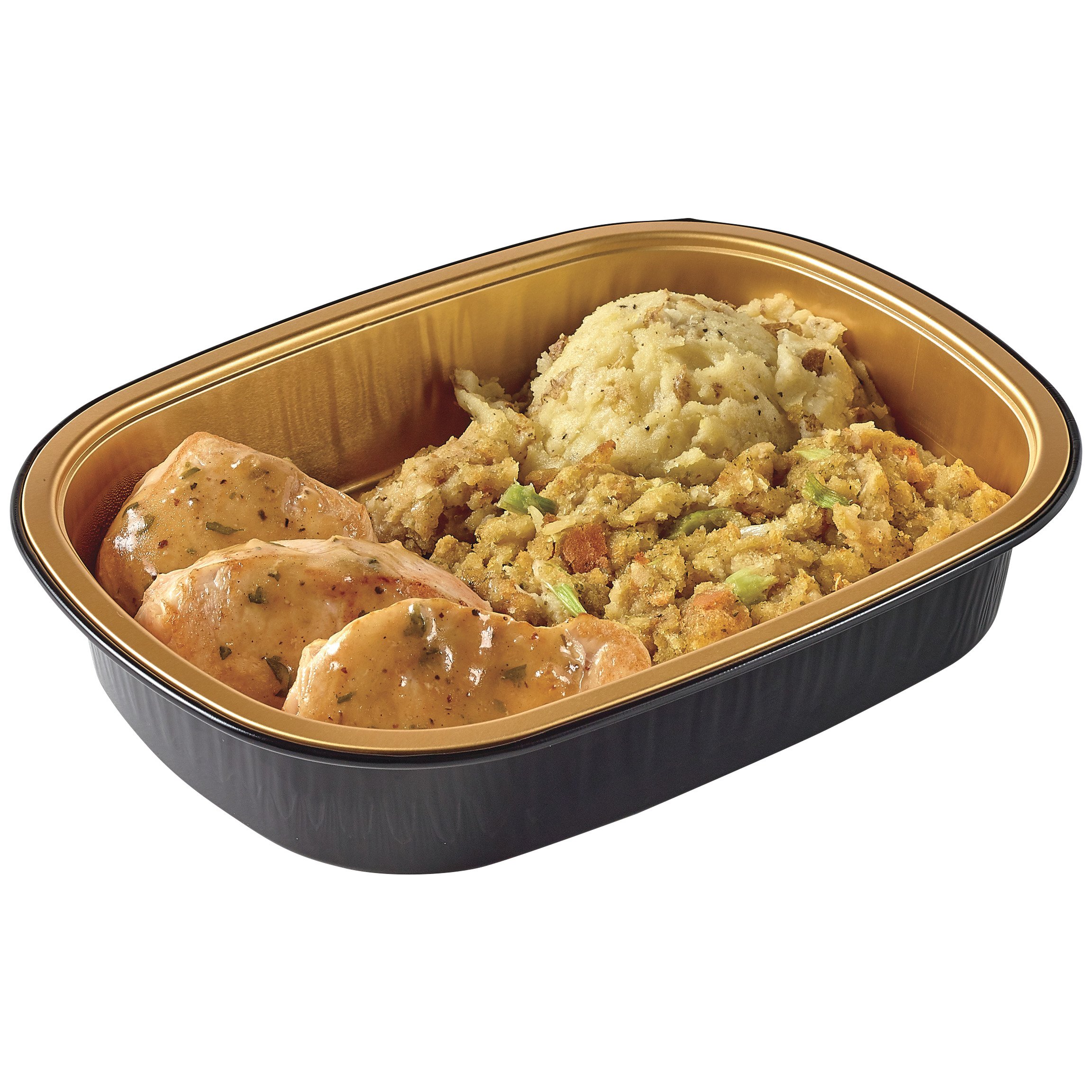 Meal Simple By H-E-B Turkey Medallions, Mashed Potatoes & Stuffing ...