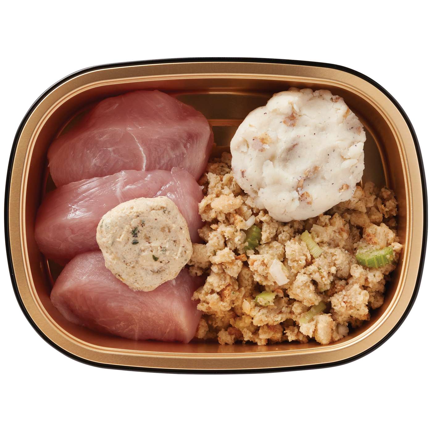 Meal Simple by H-E-B Turkey Medallions, Mashed Potatoes & Stuffing; image 4 of 4