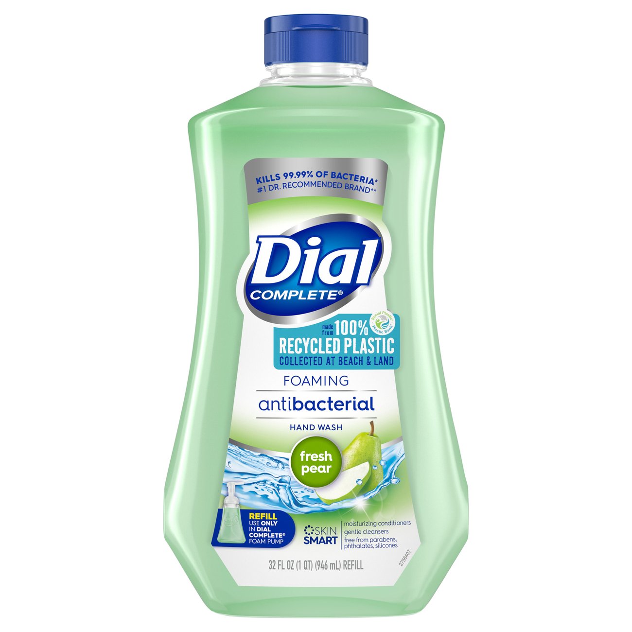 Dial Complete Antibacterial Foaming Hand Wash Refill Fresh Pear