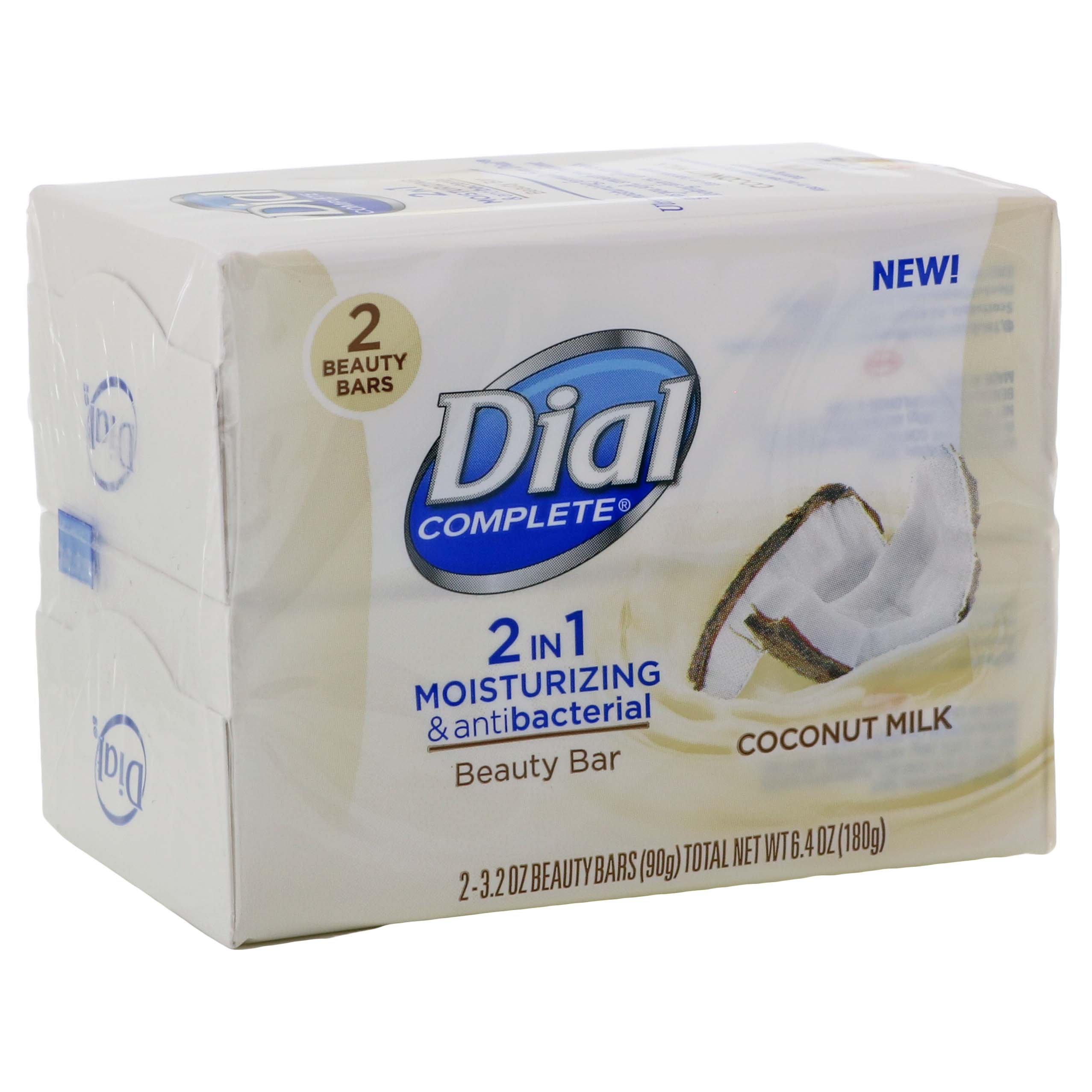 Dial complete 2 in 1 discount moisturizing & antibacterial beauty bar soap