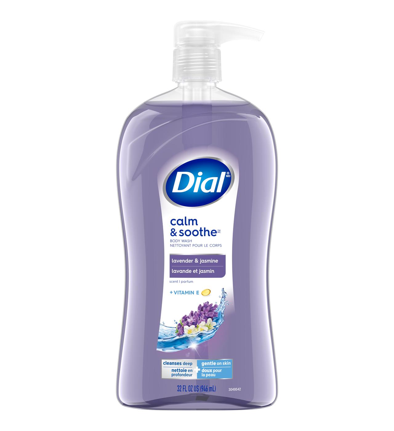 Dial Calm & Soothe Body Wash - Lavender & Jasmine; image 1 of 3