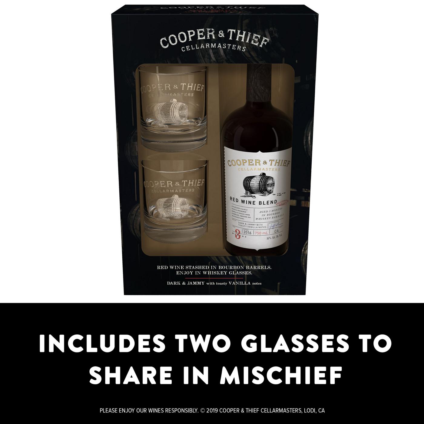 Cooper and Thief Gift Set Red Blend Red Wine Shop Wine at HEB