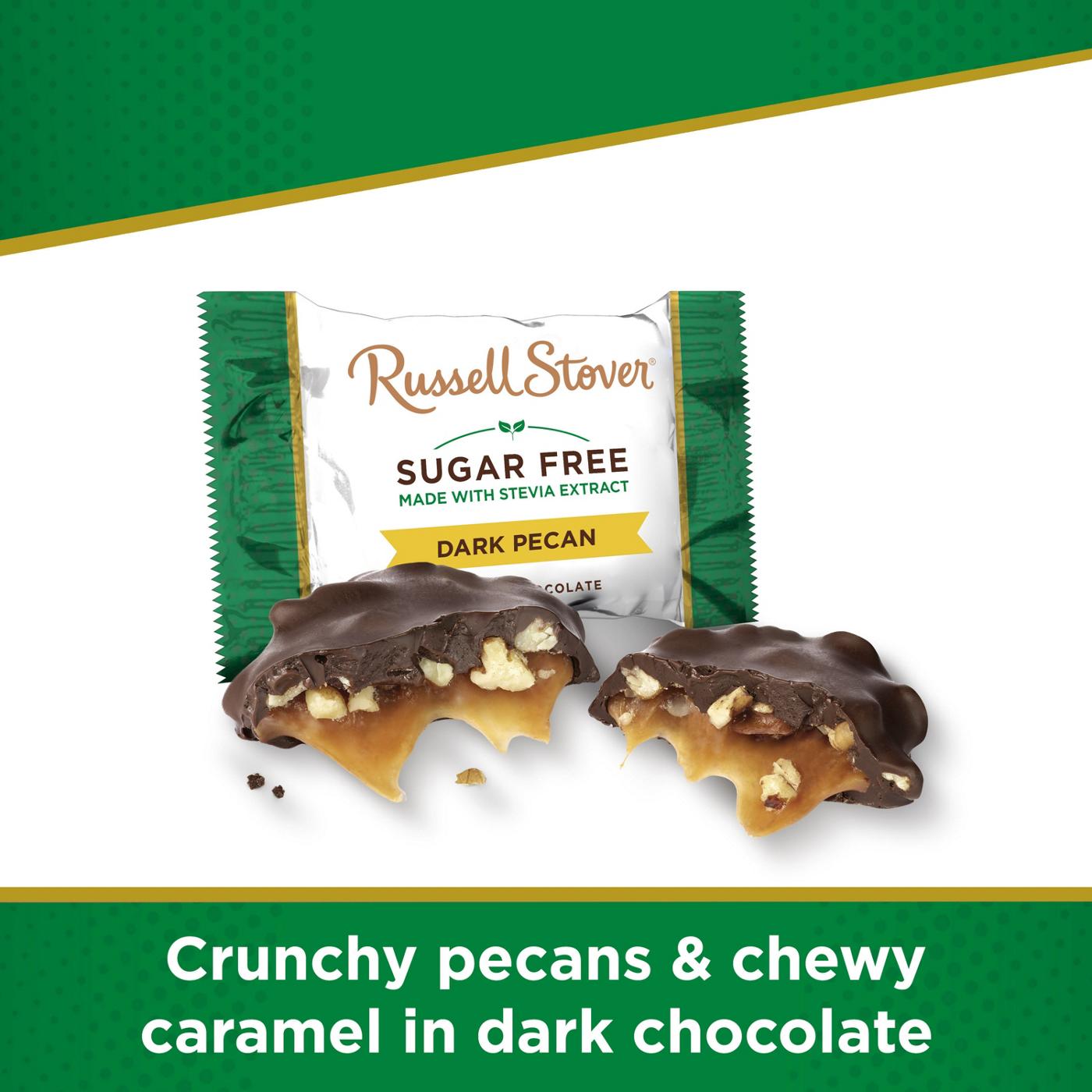 Russell Stover Sugar Free Dark Chocolate Pecan Delight; image 2 of 8