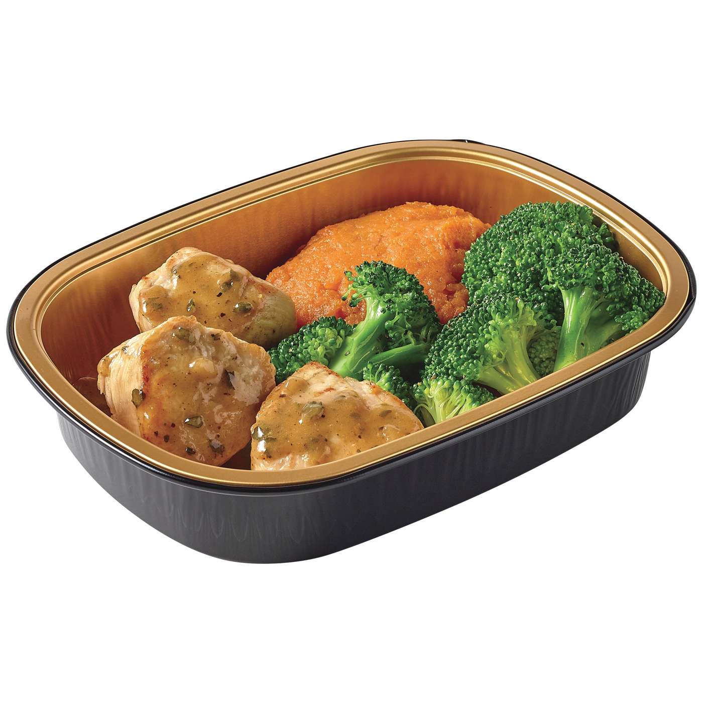 Meal Simple by H-E-B Turkey Medallions, Mashed Sweet Potatoes & Broccoli; image 4 of 4