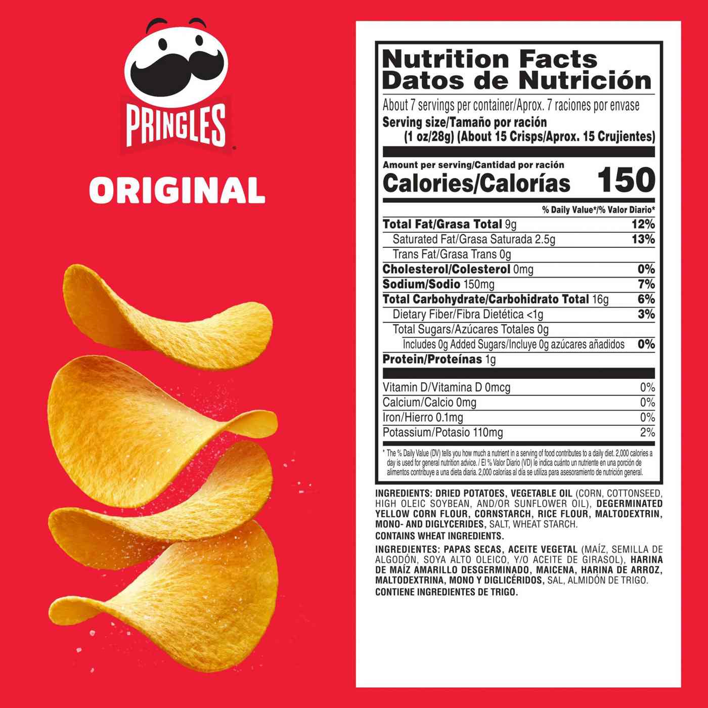 Pringles Original Potato Crisps Chips - Party Stack; image 5 of 5