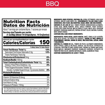 Pringles BBQ Potato Crisps Chips - Party Stack