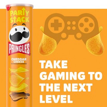 Pringles Cheddar Cheese Potato Crisps Chips - Party Stack