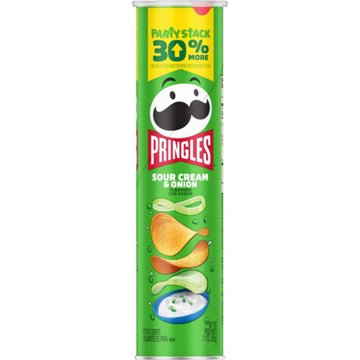 Pringles Sour Cream & Onion Potato Crisps Chips - Party Stack
