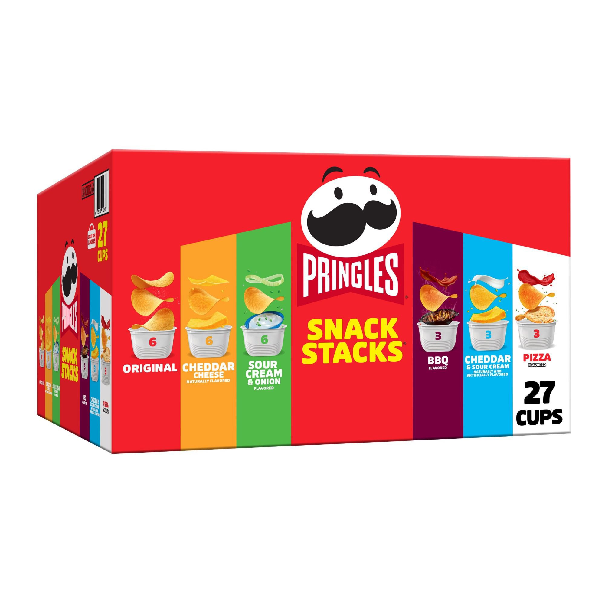 Buy Pringles Snack Stacks Potato Crisps Chips Flavored Variety Pack ...