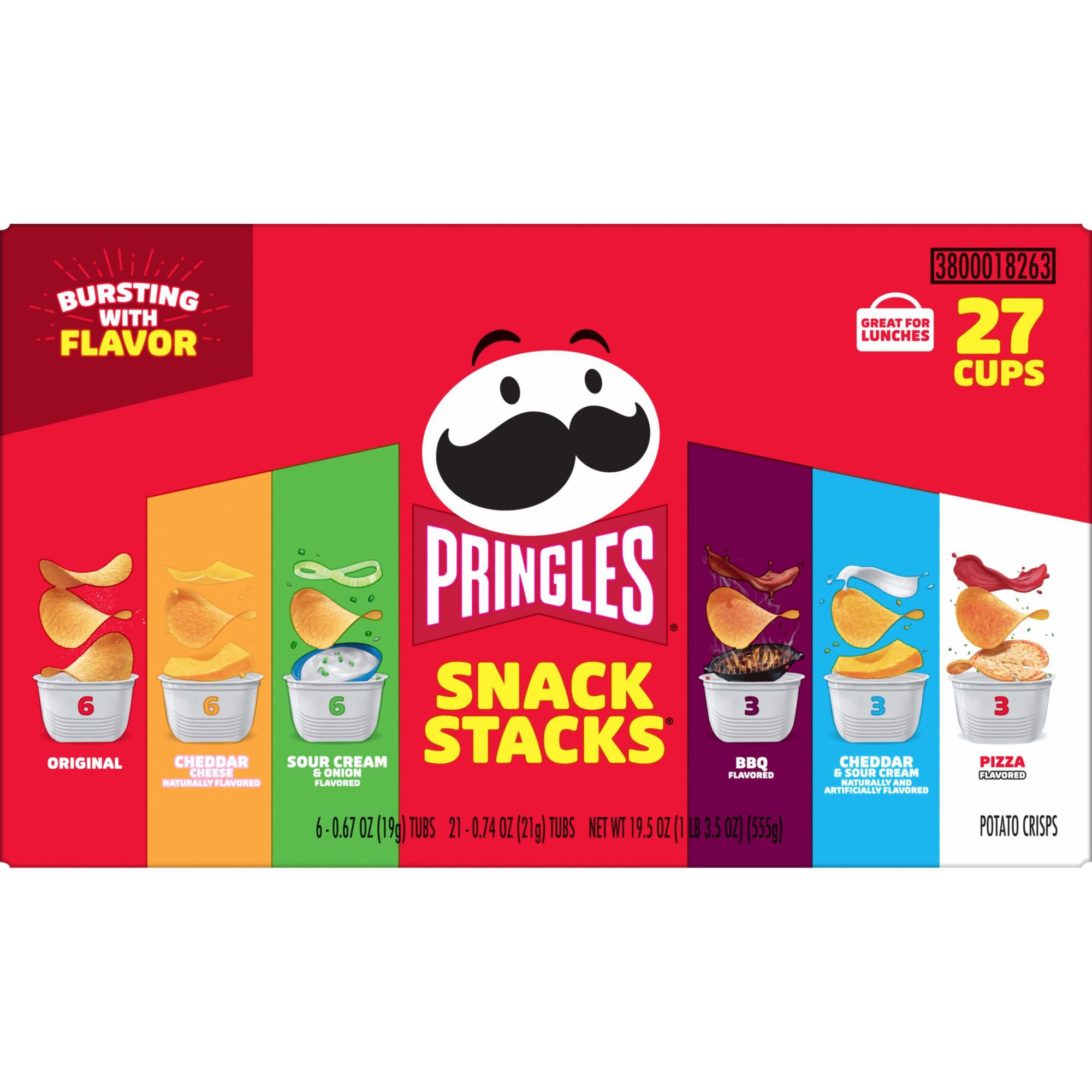 Pringles Snack Stacks! Variety Pack Potato Crisps - Shop Chips at H-E-B