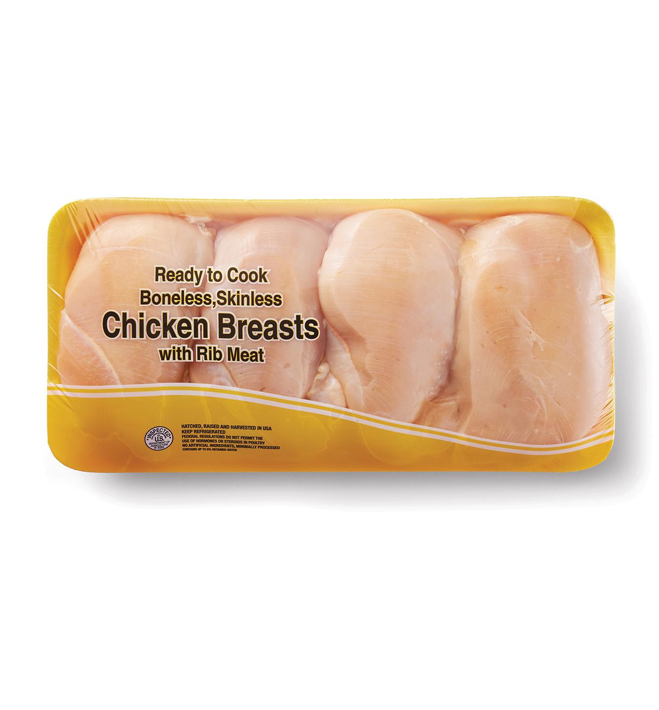 Fresh Boneless Skinless Chicken Breasts; image 1 of 2