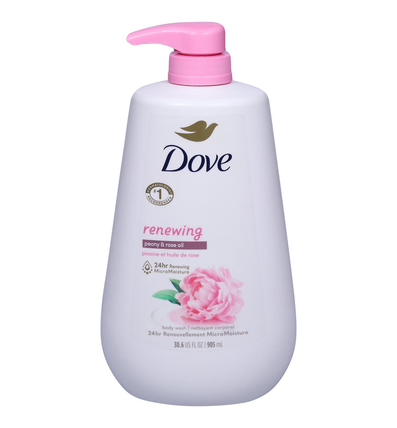 Dove Renewing Body Wash with Pump - Peony & Rose Oil; image 1 of 8