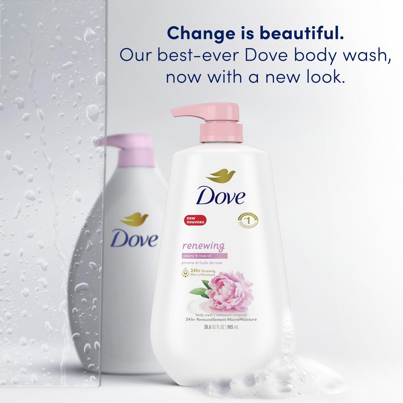Dove Renewing Body Wash with Pump Peony & Rose Oil Shop Body wash