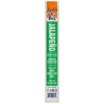 Archer Zero Sugar Jalapeño Beef Stick, 1 oz