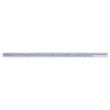 Archer Zero Sugar Jalapeño Beef Stick, 1 oz