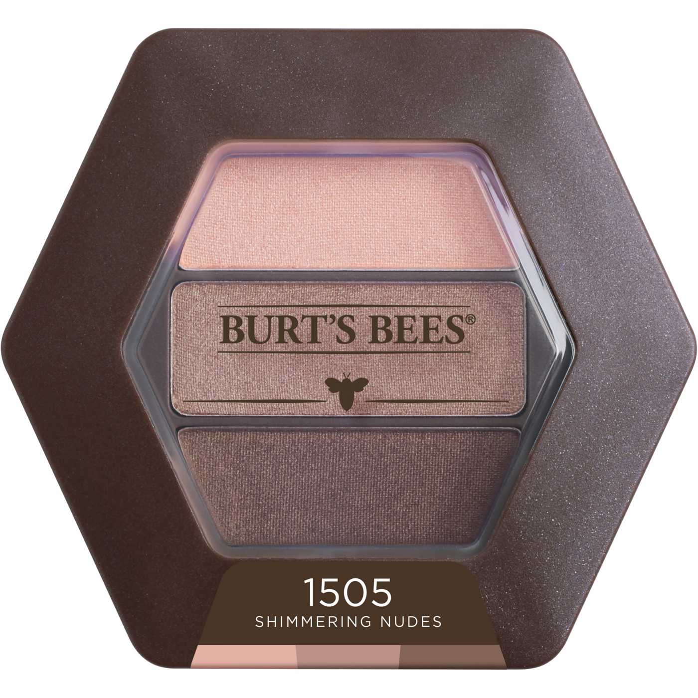 Burt's Bees Eye Shadow Trio Shimmering Nudes 1505; image 1 of 9