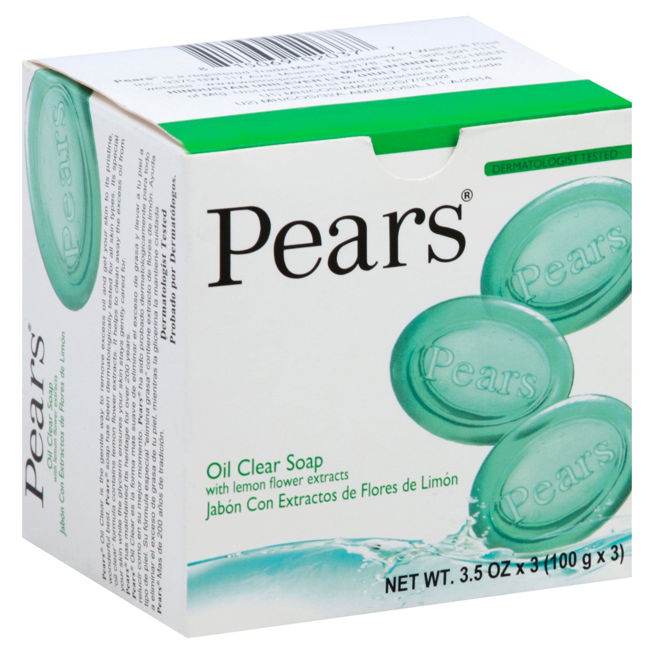 Pears Oil Clear Bar Soap With Lemon Flower Extracts Shop Hand & Bar
