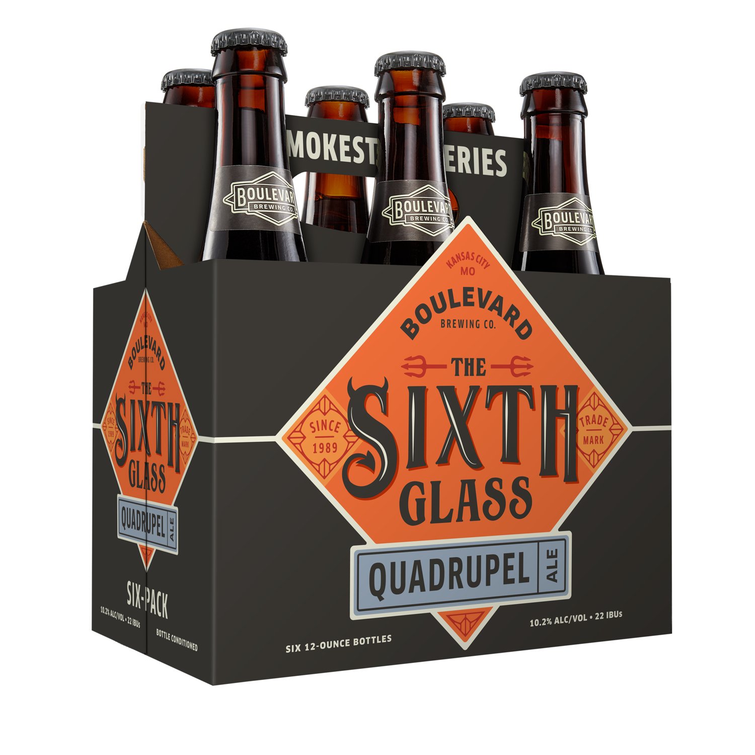 Boulevard Sixth  Quadrupel Ale Craft Beer 6 pk Bottles, 12 oz