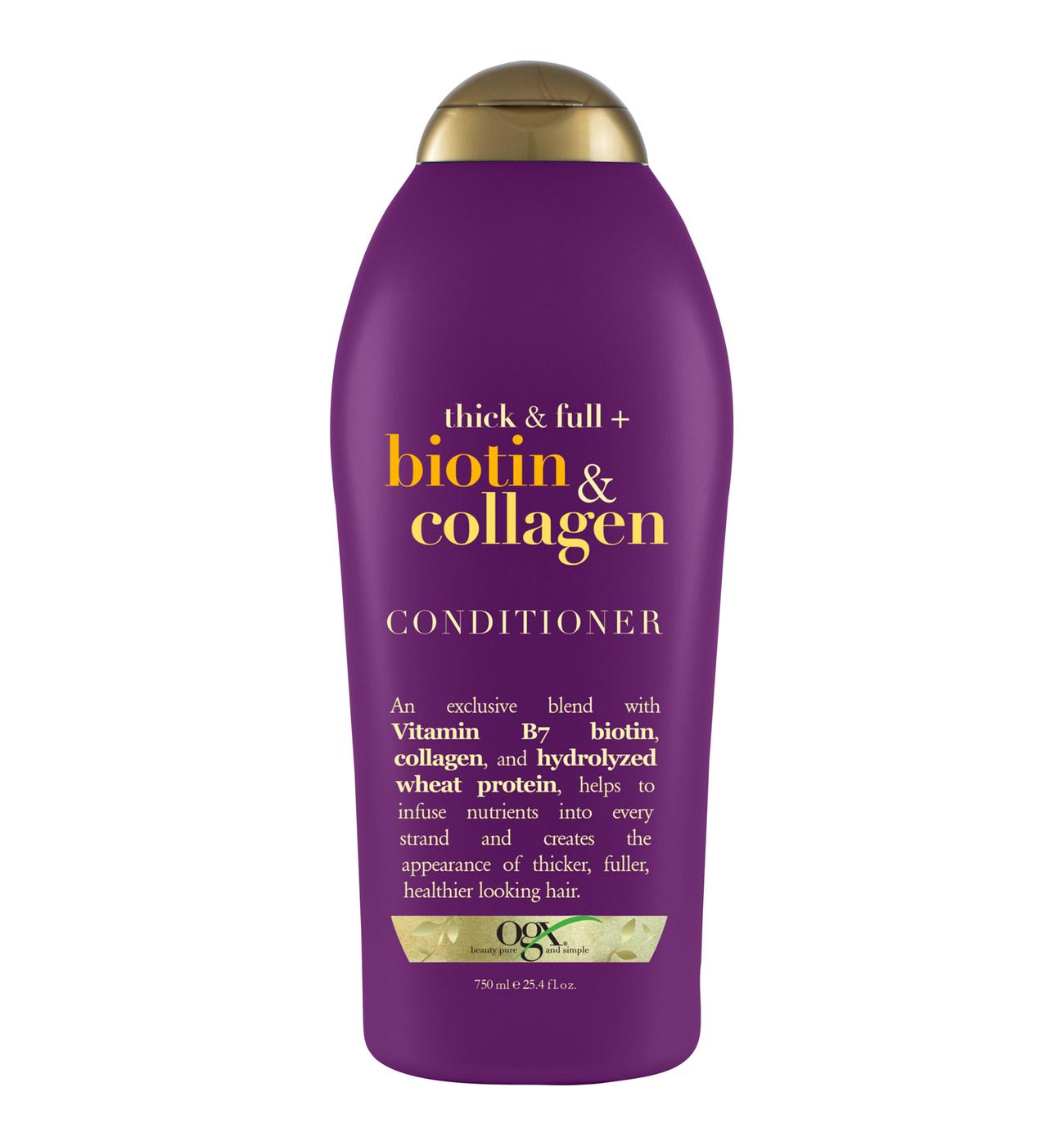 OGX Biotin & Collagen Conditioner; image 1 of 2