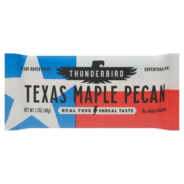Thunderbird Texas Maple Pecan Real Food Bar, 1.7 oz