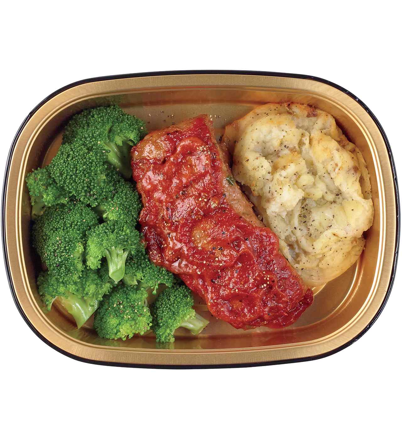 Meal Simple by H-E-B Homestyle Meatloaf, Mashed Potatoes & Broccoli; image 1 of 4