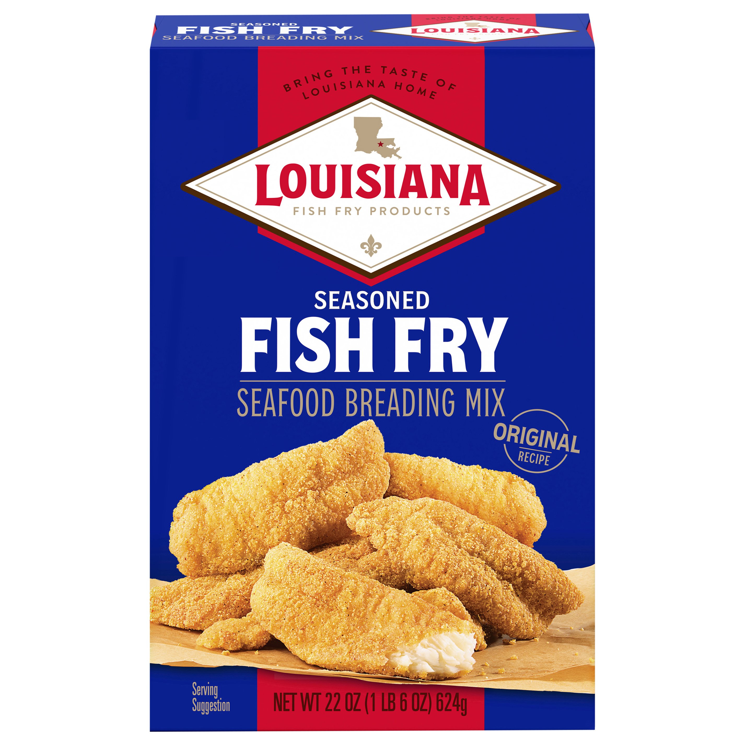 Louisiana Fish Fry Products Seasoned Fish Fry - Shop Breading & Crumbs ...