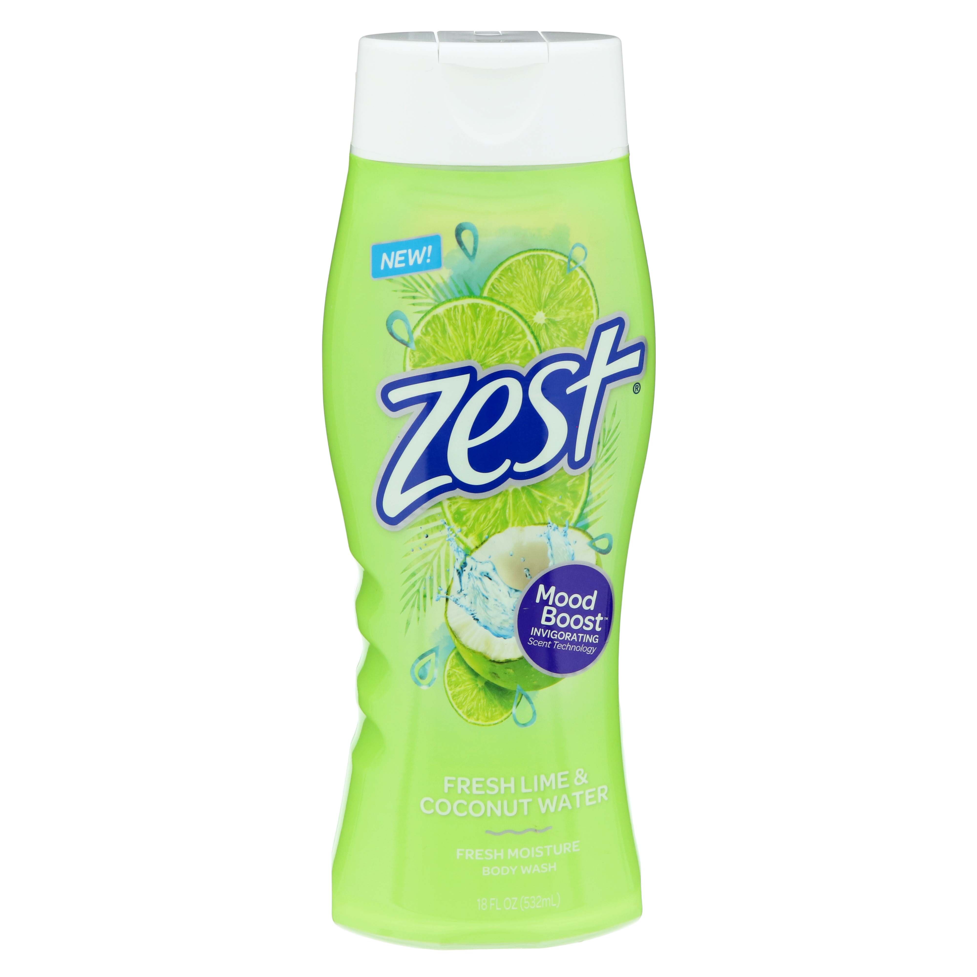 Zest Fresh Lime & Coconut Water Body Wash Shop Body wash at HEB