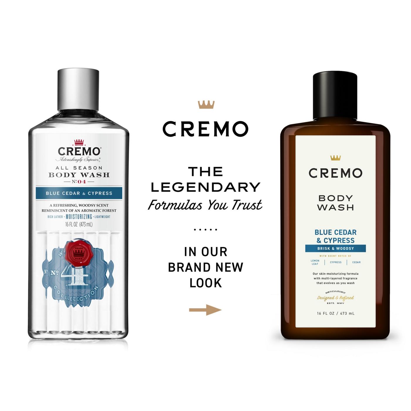 Cremo Body Wash - Blue Cedar & Cypress; image 2 of 6