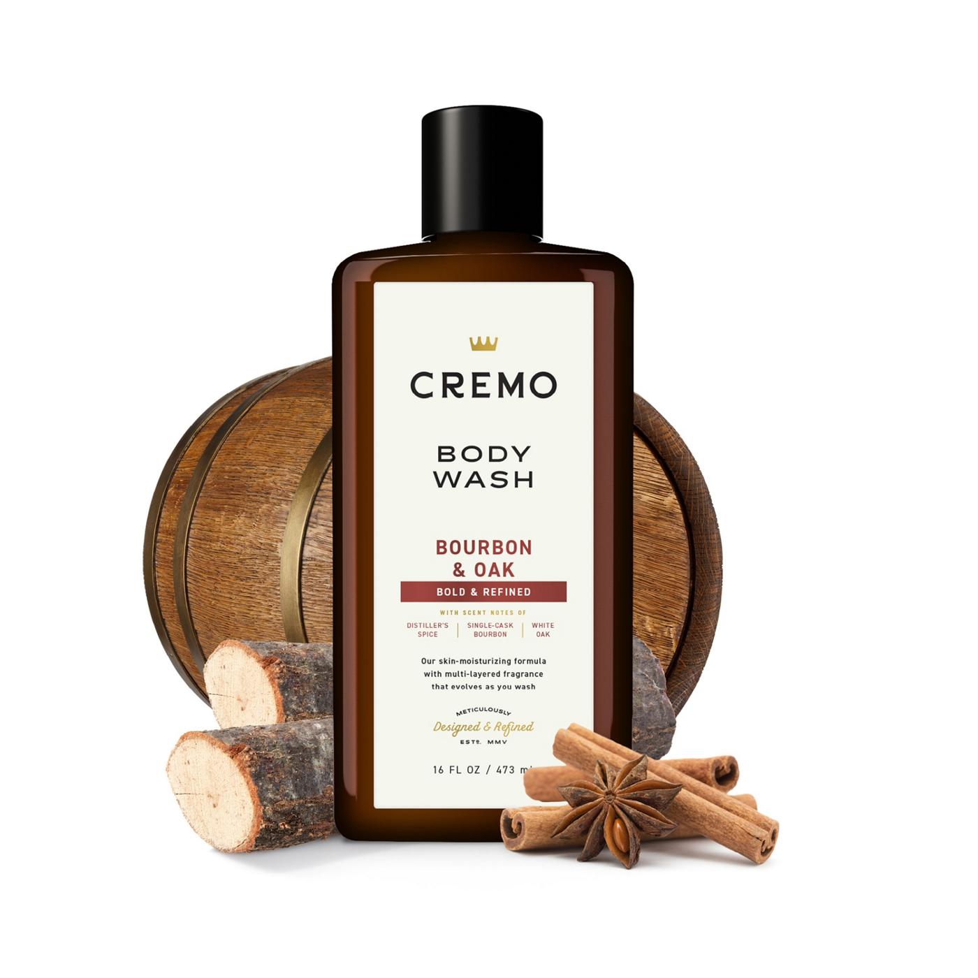 Cremo Body Wash - Bourbon & Oak; image 4 of 6