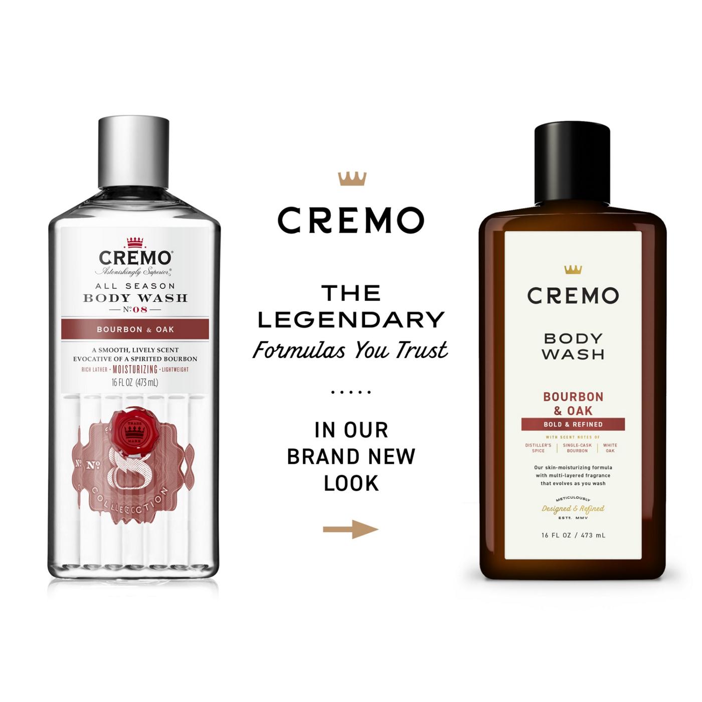 Cremo Body Wash - Bourbon & Oak; image 5 of 5