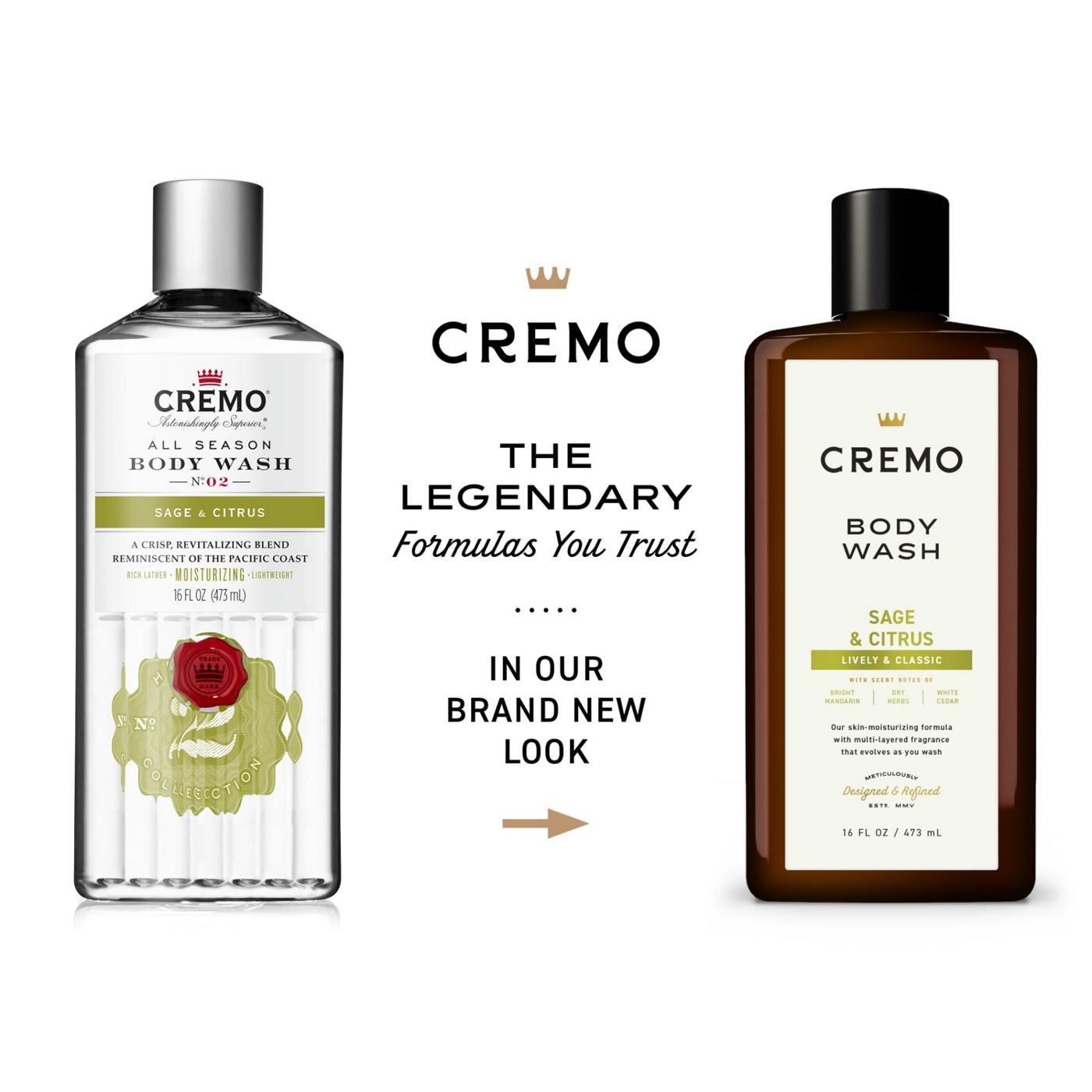Cremo Body Wash Sage & Citrus Shop Body wash at HEB