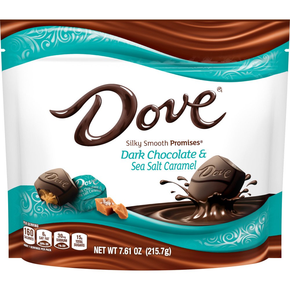 Dove Promises Dark Chocolate & Sea Salt Caramel Candy - Shop Candy at H-E-B