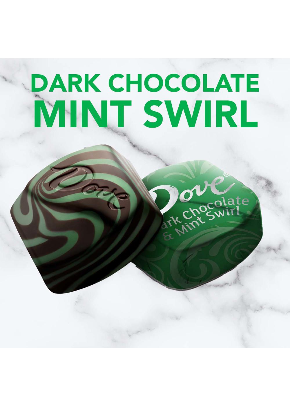 Dove Promises Dark Chocolate & Mint Swirl Candy; image 2 of 8