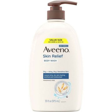 Aveeno Skin Relief Body Wash - Fragrance Free, 33 oz