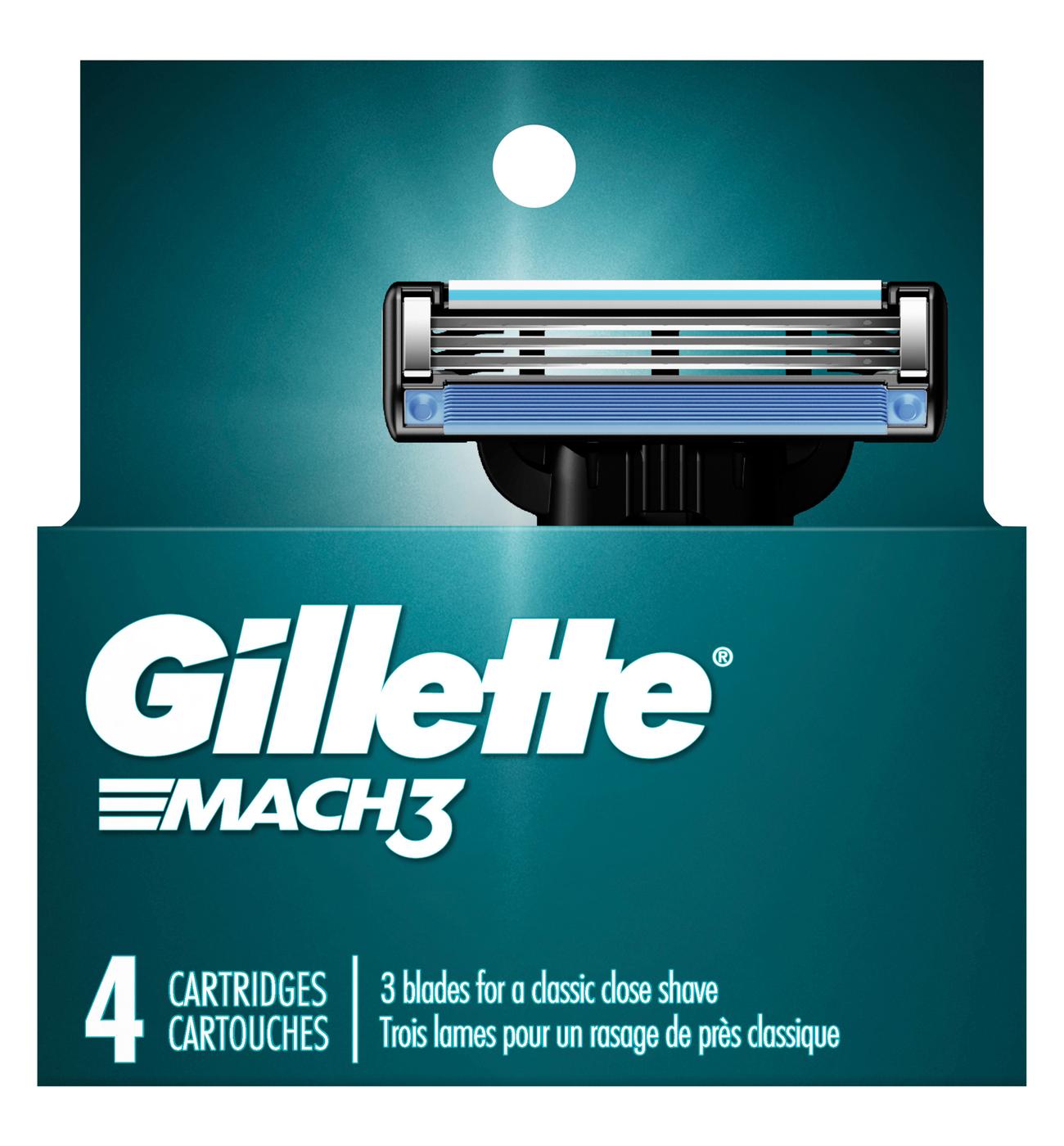 Gillette Mach3 Razor Blade Refills; image 1 of 11