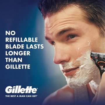 Gillette Mach3 Razor Blade Cartridge Refills for Men