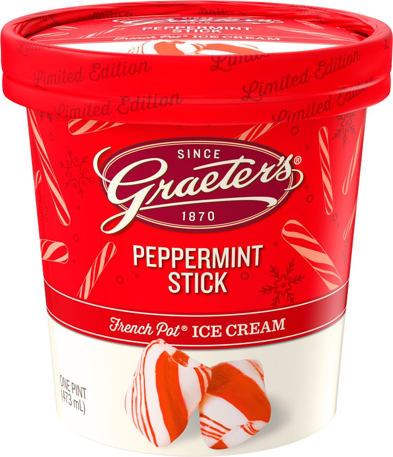 Graeter's Peppermint Stick Ice Cream Shop Ice cream at HEB