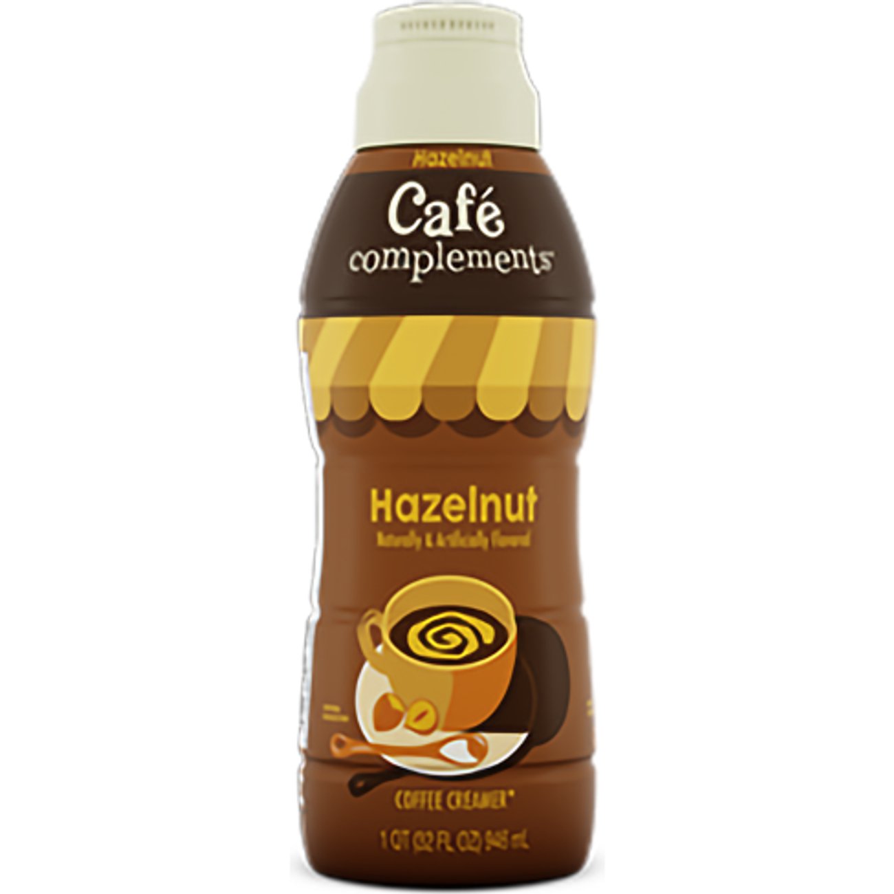 Download Cafe Complements Hazelnut Liquid Coffee Creamer - Shop ...