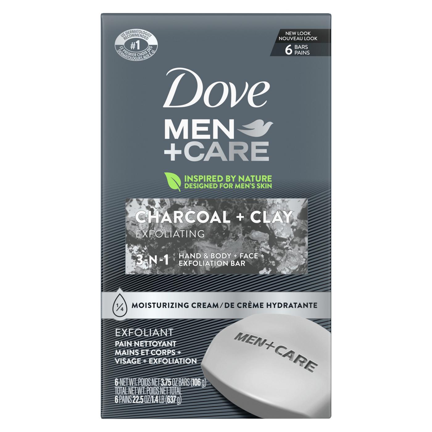 Dove Men+Care Care Body and Face Bar - Charcoal + Clay; image 1 of 5