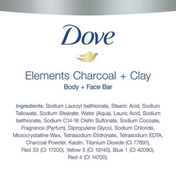 Dove Men+Care Care Body and Face Bar - Charcoal + Clay