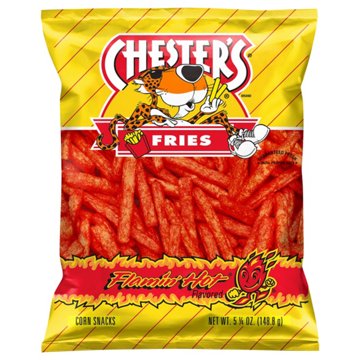 Chester's Flamin' Hot Fries Corn Snacks, 5.25 oz
