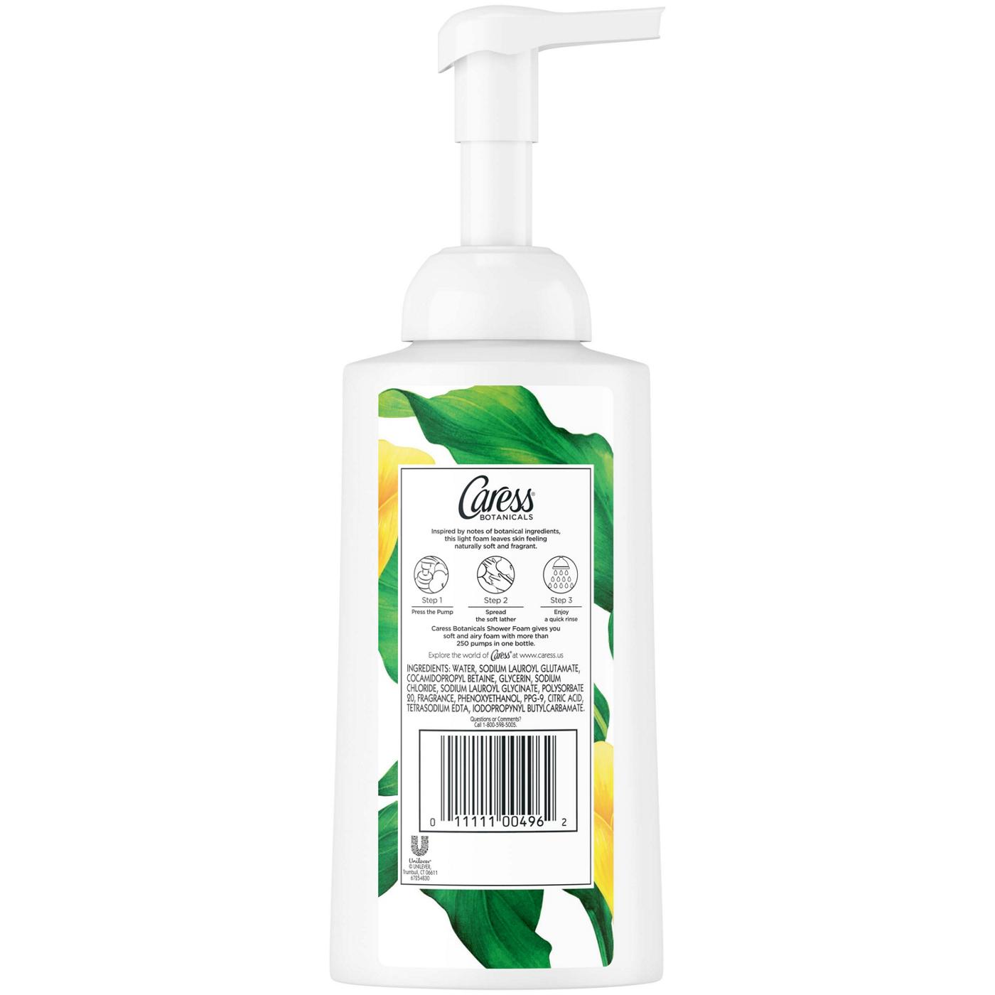 Caress Botanicals Mediterranean Neroli and Green Tea Shower Foam; image 5 of 5