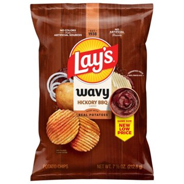 Lay's Wavy Hickory BBQ Potato Chips