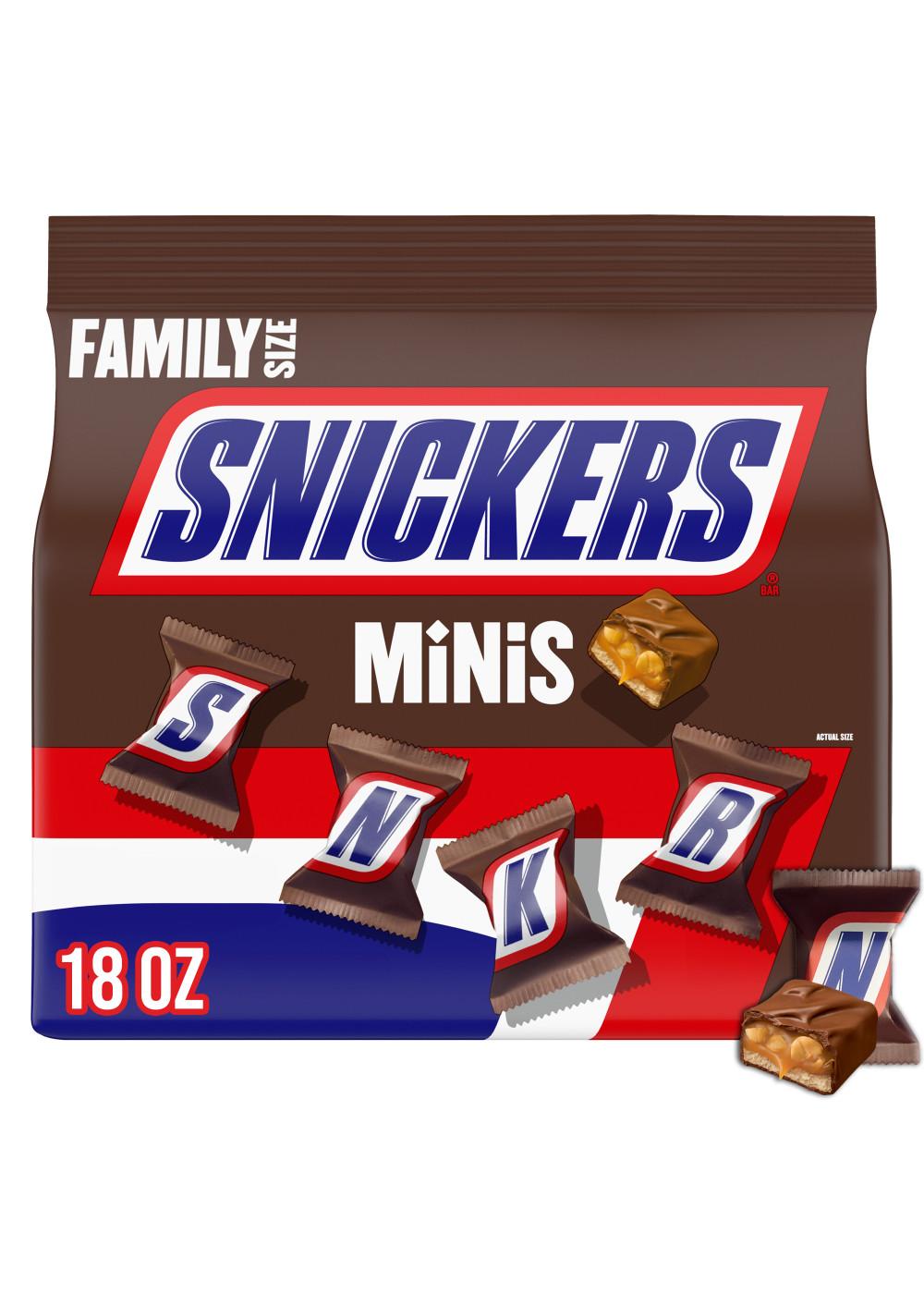 Snickers Minis Chocolate Candy Bars - Family Size; image 1 of 7