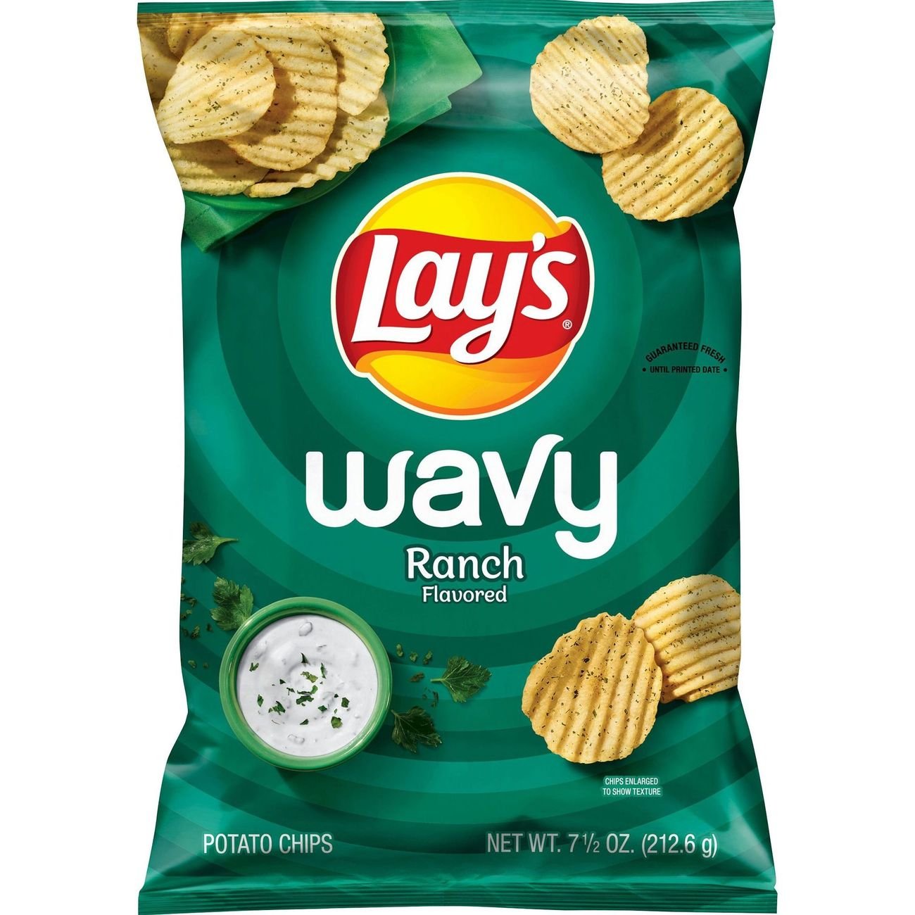 Lay's Wavy Ranch Potato Chips Shop Chips at HEB