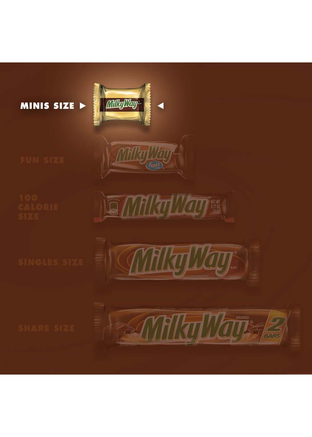 Milky Way Minis Milk Chocolate Candy Bars - Sharing Size; image 2 of 8