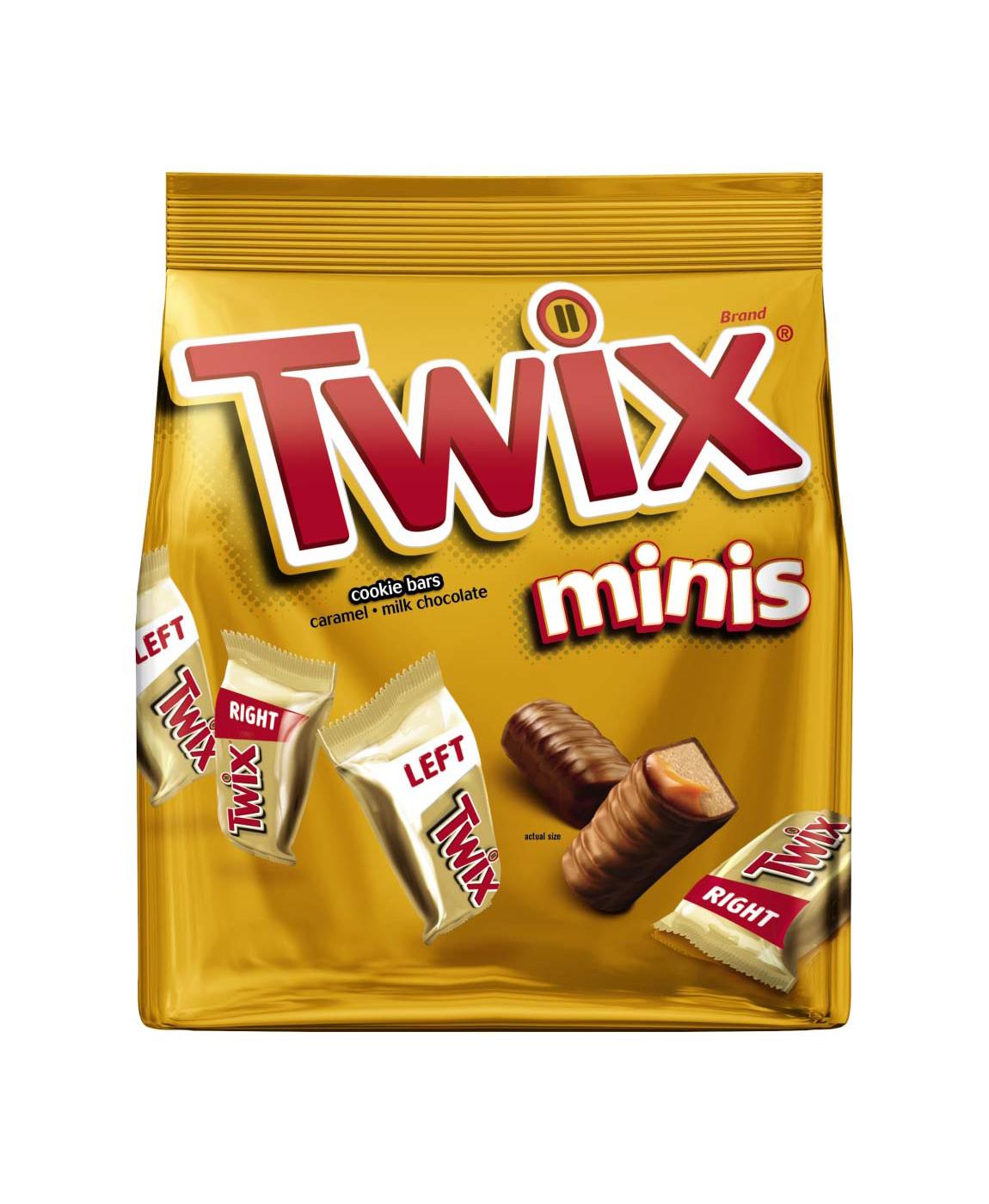Twix Minis Caramel Cookie Bars Sharing Size Bag; image 1 of 7