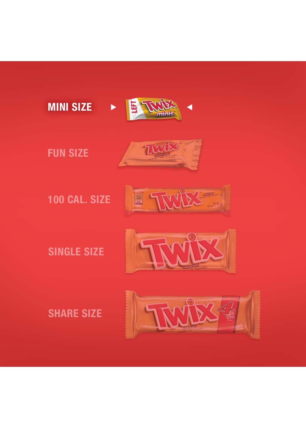 Twix Minis Caramel Cookie Bars Sharing Size Bag; image 4 of 7
