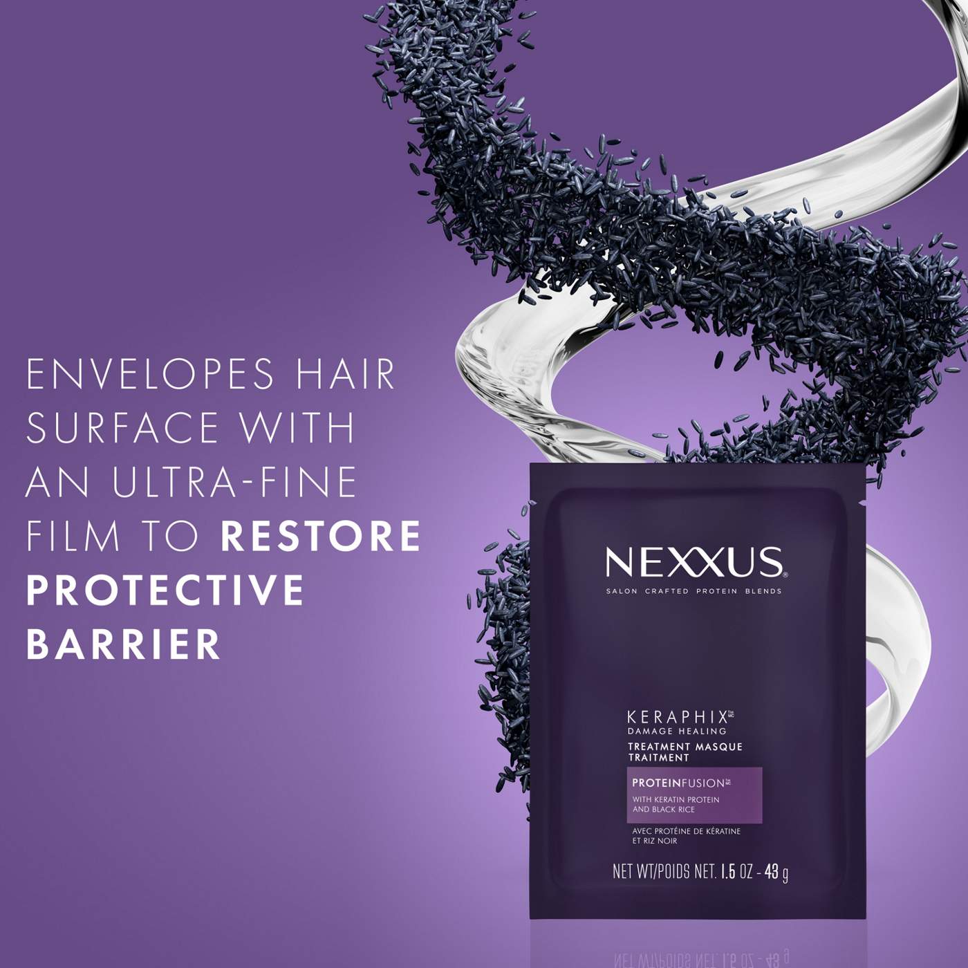 Nexxus Keraphix for Damaged Hair Masque; image 6 of 8